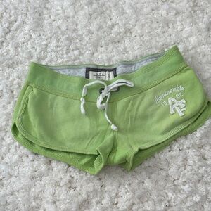 Abercrombie & Fitch Lime Green Shorts